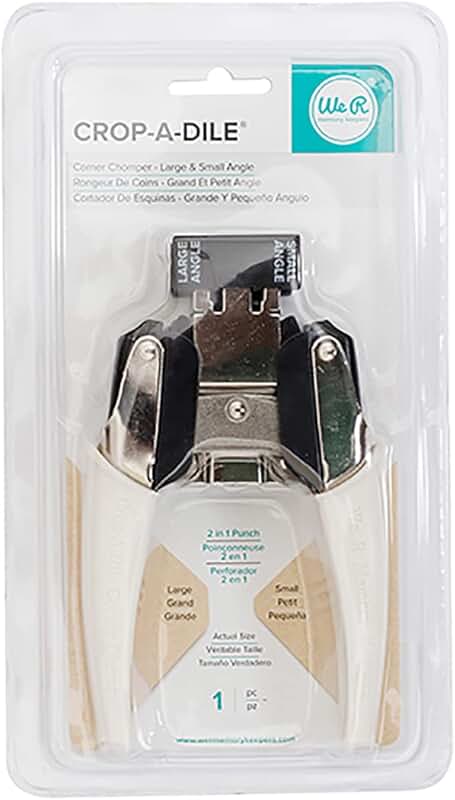 Small and large angle corner chopper for paper and more