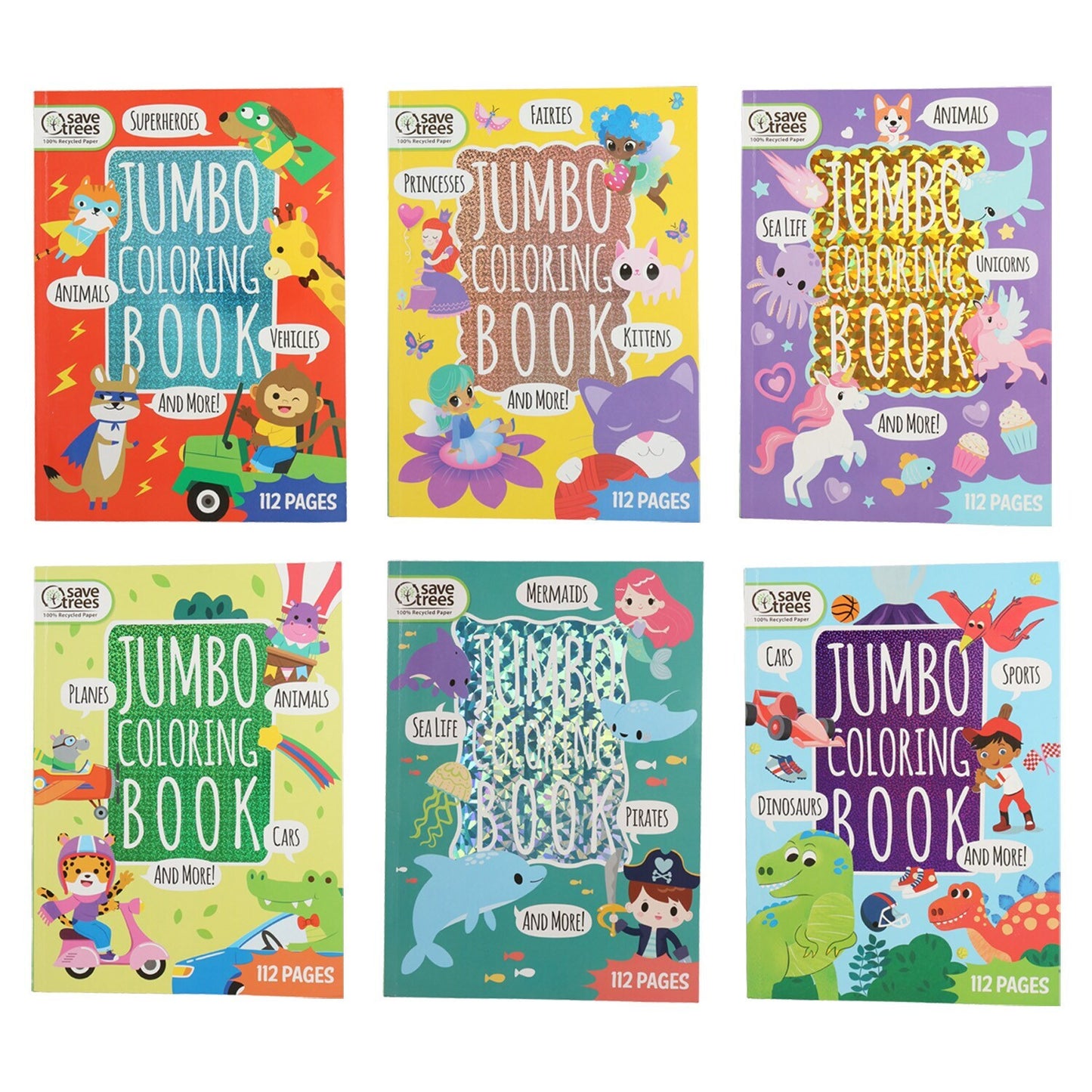 Kids Laser Coloring Books, 112 Pages (Pack of 24)