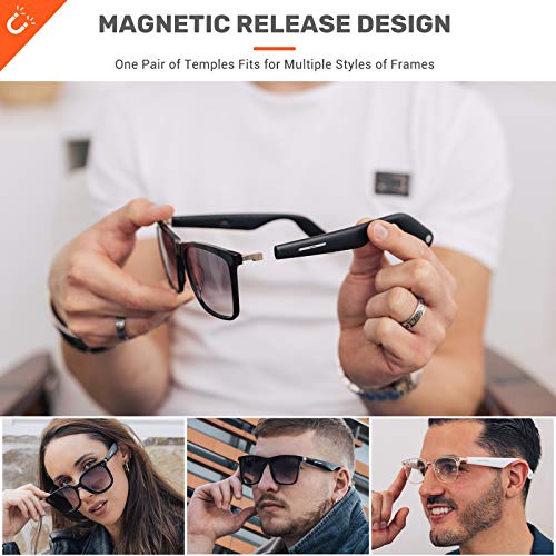 Smart Audio Bluetooth Sunglasses Round Frame with Open Ear Speaker (2nd Gen)