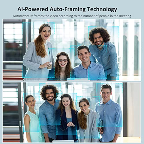 Zoom , N970P 4K Webcam, Onboard Flash Memory, Al-Powered Auto-Framing, Adjutable Field of View, Sony Sensor, Dual AI Noise-Cancelling Mics, Works with Teams/Zoom/Webex/Google