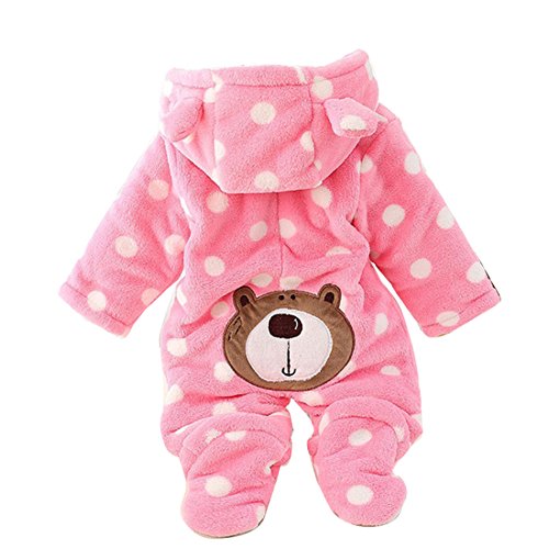 Baby Jumpsuit Outfit Hoody Coat Winter Infant Rompers Toddler Clothing Bodysuit