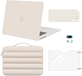 15-Inch MacBook Air Case with Sleeve, Keyboard Cover, and Screen Film