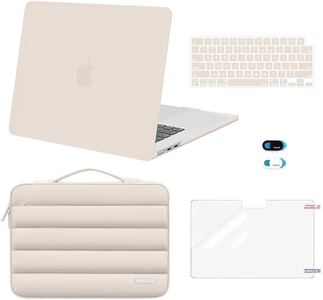 15-Inch MacBook Air Case with Sleeve, Keyboard Cover, and Screen Film