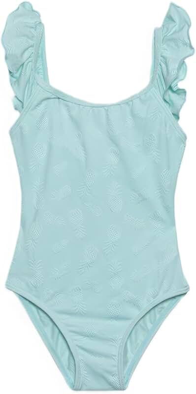 Colorful Pineapple One-Piece Swimsuit for Girls