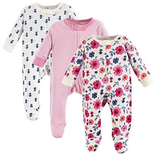 Baby  Cotton Sleep and Play, Garden Floral, 0-3 Months