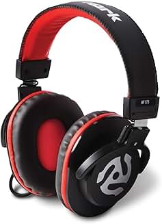 DJ Headphones with Closed Back Over Ear Design
