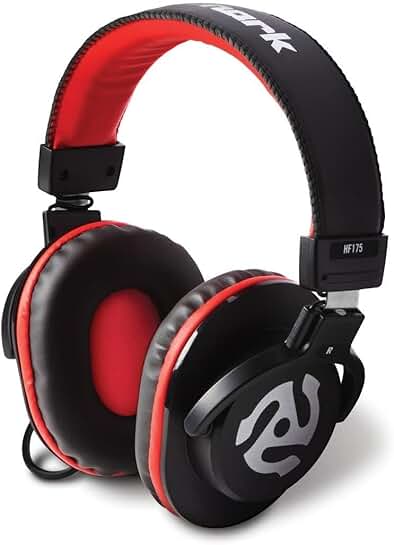 DJ Headphones with Closed Back Over Ear Design