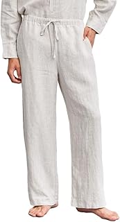 Men's 100% Linen Summer Loose Casual Pants