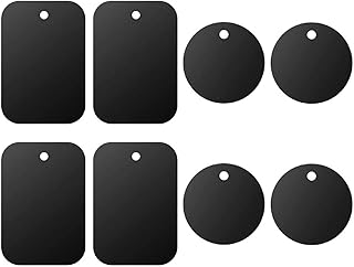 8 Pack Metal Plates for Magnetic Phone Mounts