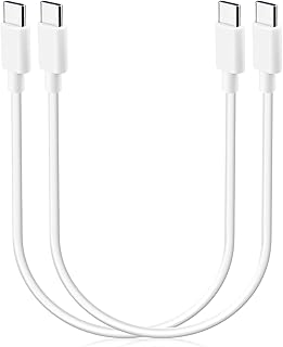 Short USB C Charging Cables, 2-Pack