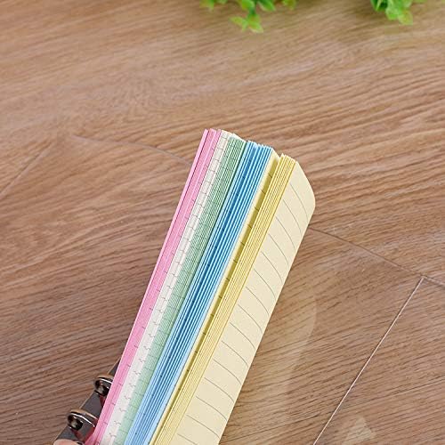 Colorful 6-Hole Ruled Refills for Personal Organizer, 100 Sheets