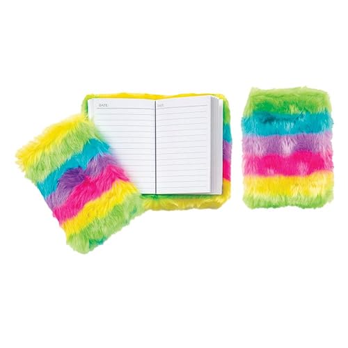 Rainbow Furry Memo Pads Pack of 12