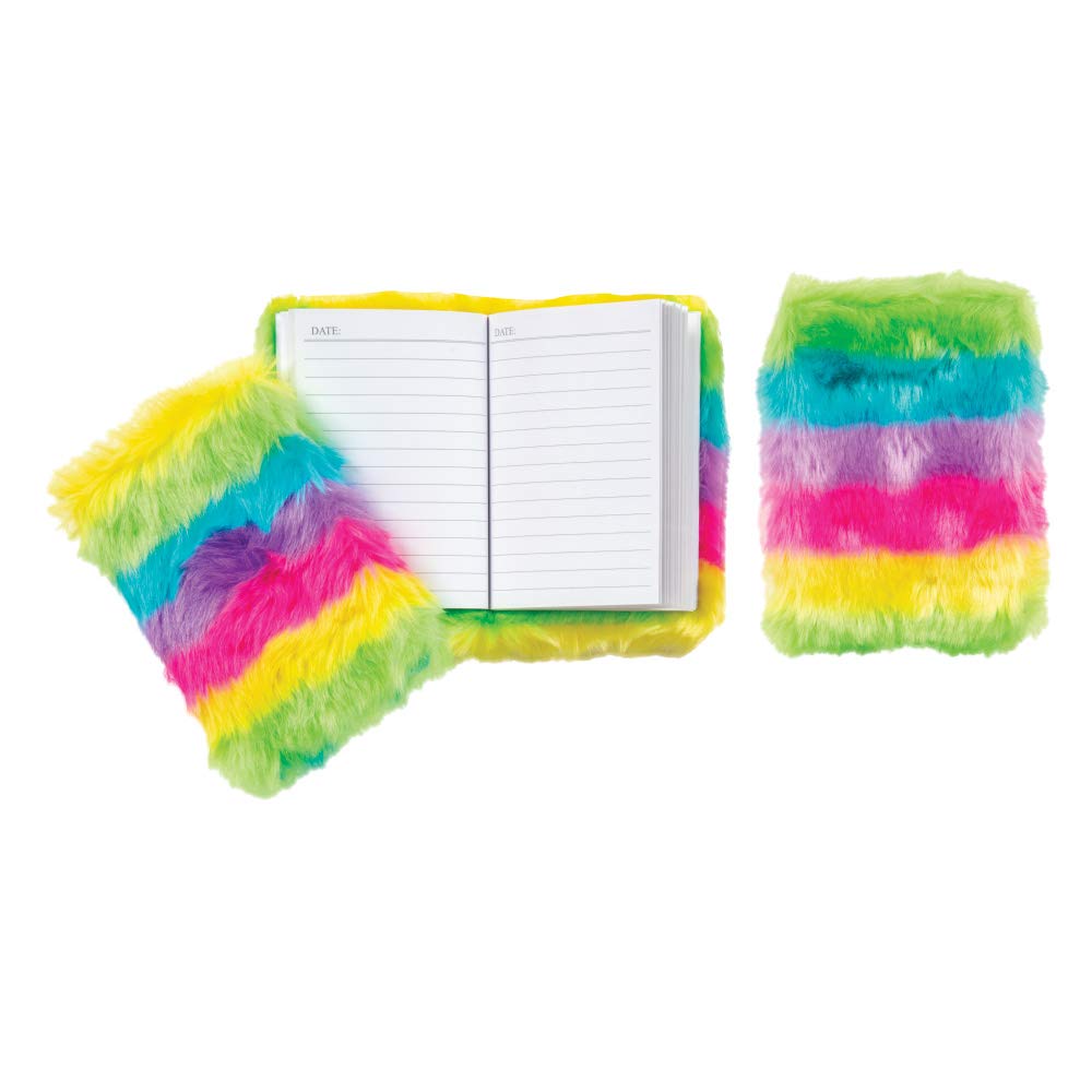 Rainbow Furry Memo Pads Pack of 12