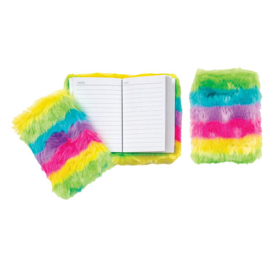Rainbow Furry Memo Pads Pack of 12
