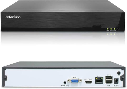16-Channel 8MP Network Video Recorder with Human and Vehicle Detection