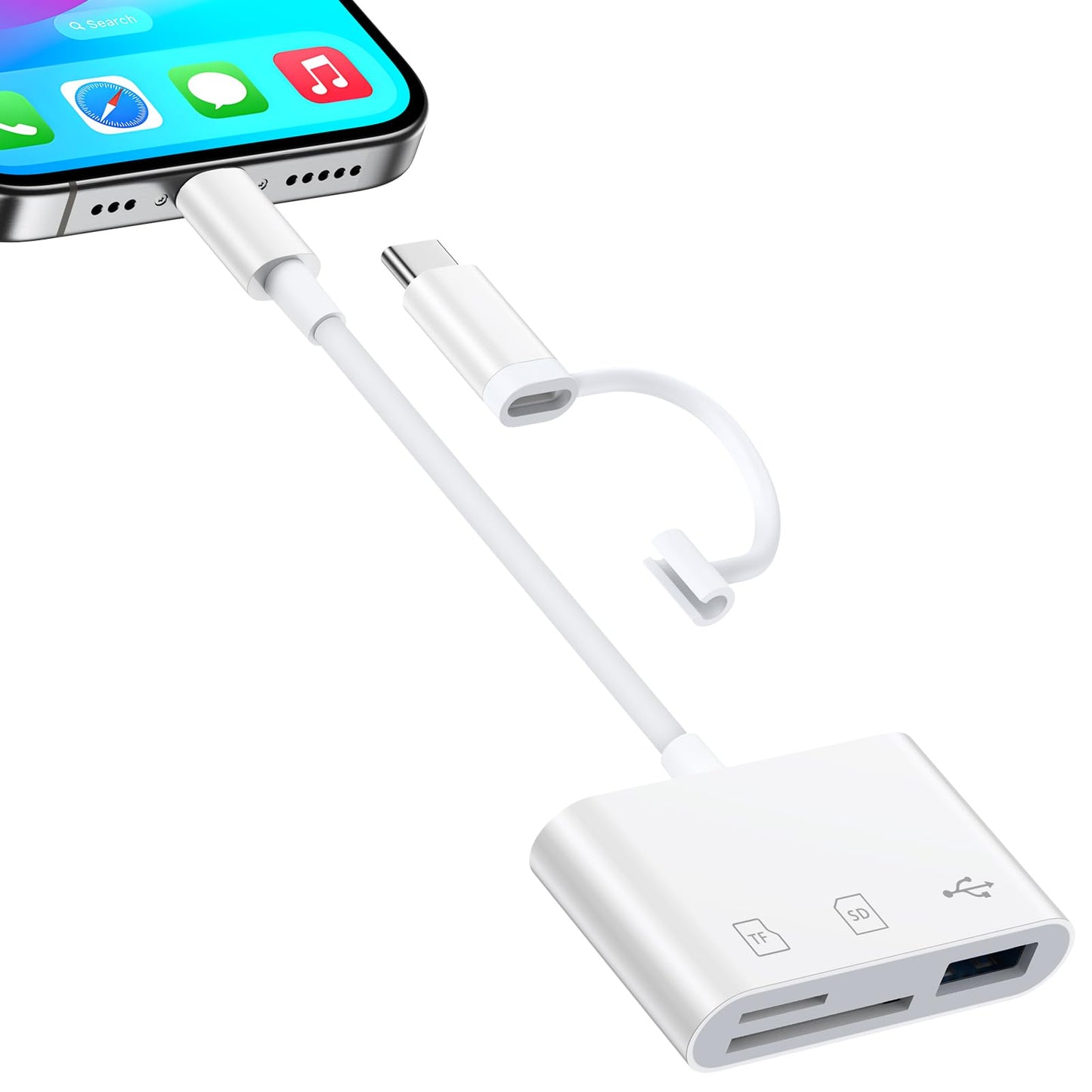 SD Card Reader for iPhone and Android Devices