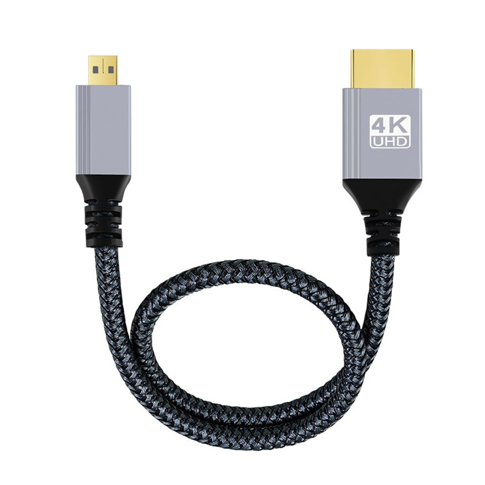 4K 60Hz HDMI 2.0 Micro Cable for HDTV and Laptop