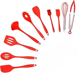 10-Piece Heat-Resistant Silicone Cooking Utensil Set