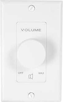 Wall Stereo Volume Controller with Rotary Knob