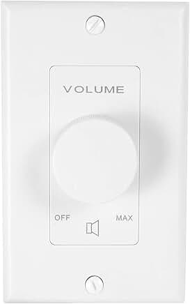 Wall Stereo Volume Controller with Rotary Knob
