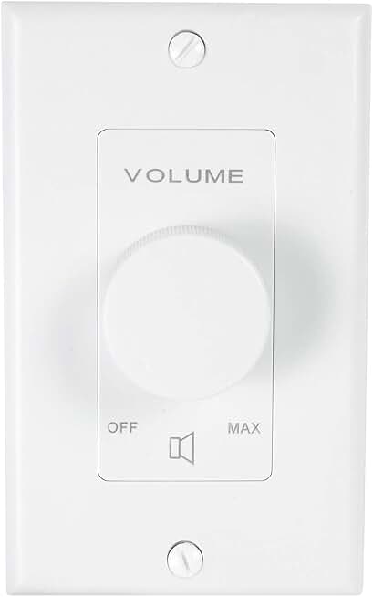Wall Stereo Volume Controller with Rotary Knob