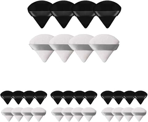 8 Triangle Powder Puffs for Face Makeup Blender
