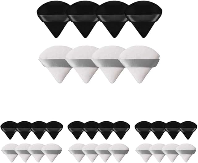8 Triangle Powder Puffs for Face Makeup Blender