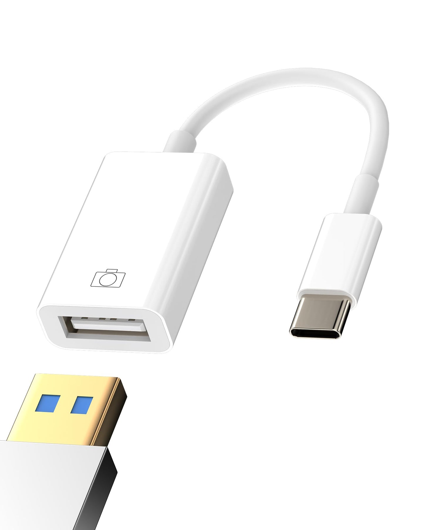 USB C to Adapter Cable for Charging and Data Transfer