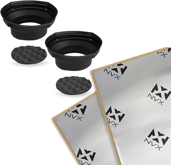 6x9 Speaker Baffle and Sound Deadening Kit