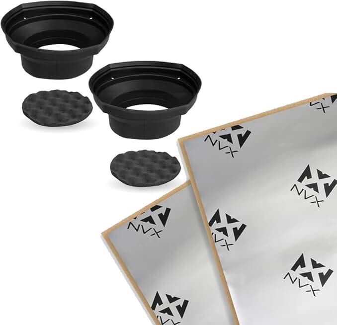 6x9 Speaker Baffle and Sound Deadening Kit