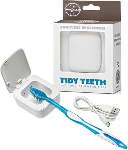 Portable UV Toothbrush Sanitizer for Home and Travel