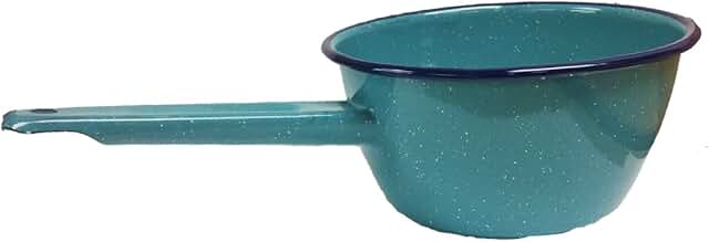 Blue Enamel 14-Inch Cookware Saucepan