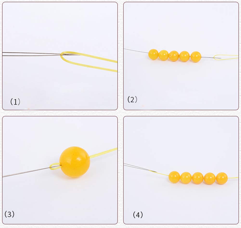 Set of 5 Ultrafine Beading Pins for Jewelry Making