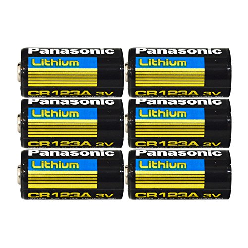 CR123 CR123A 3V Lithium Battery (6 Pack)