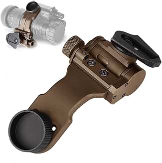 Night Vision Goggles Mount Dovetail J Arm for PVS-14 Tan