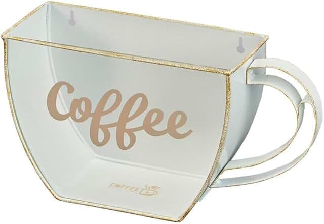Coffee Cup Shaped Pod Holder for Kitchen or Coffee Bar