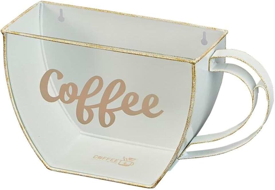 Coffee Cup Shaped Pod Holder for Kitchen or Coffee Bar