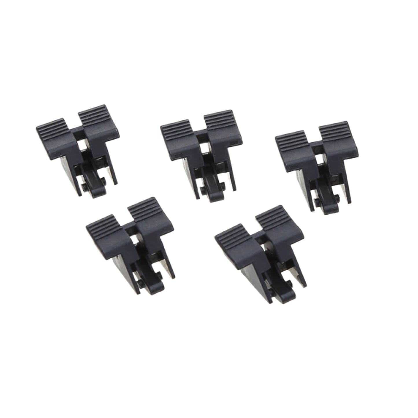 Set of 5 PCIE X16 Graphics Card Slots with Fixing Clips