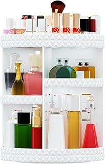 360° Rotating Makeup Organizer with Large Capacity