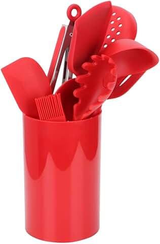 9-Piece Heat-Resistant Silicone Kitchen Utensil Set