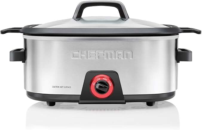 6-Quart Slow Cooker with Removable Insert