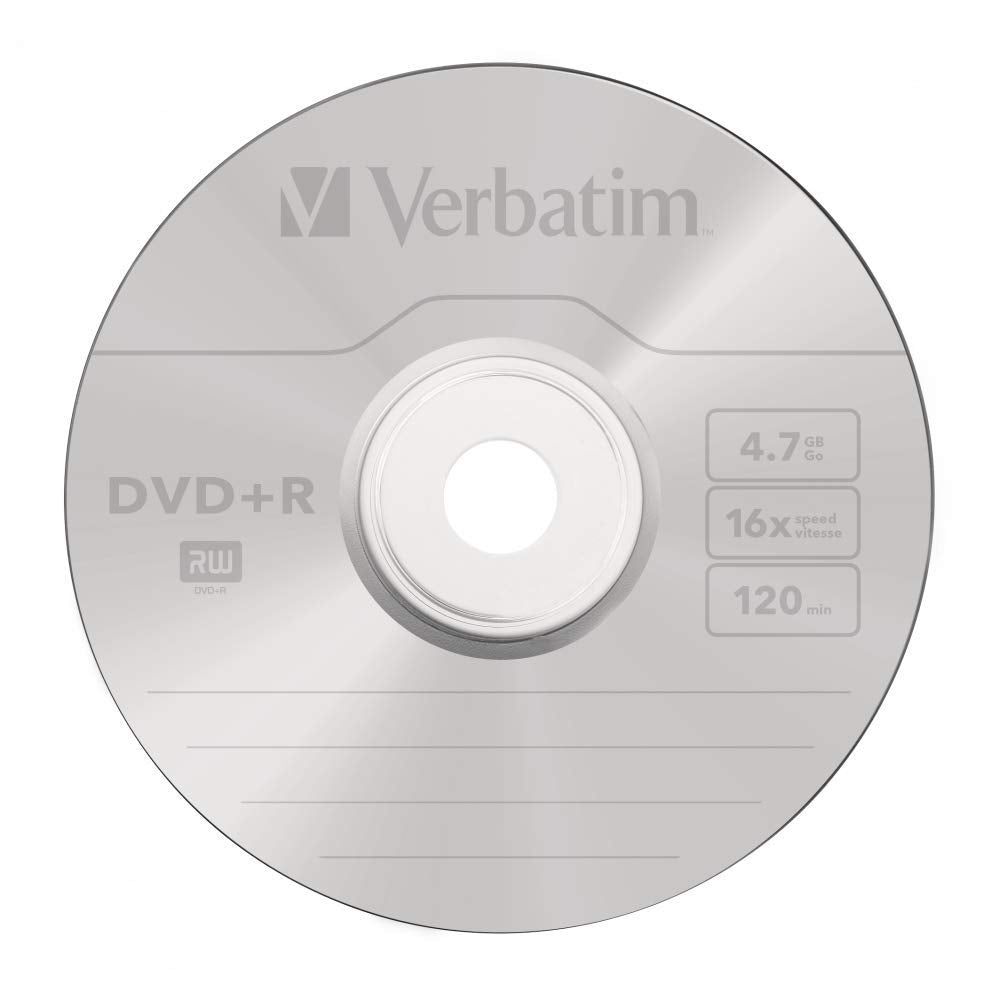 DVD-R Discs 25 Spindle Pack, Bulk Pack 25 x DVD-R Blank Discs with AZO Protection Against UV, 16x Speed, 4.7 GB