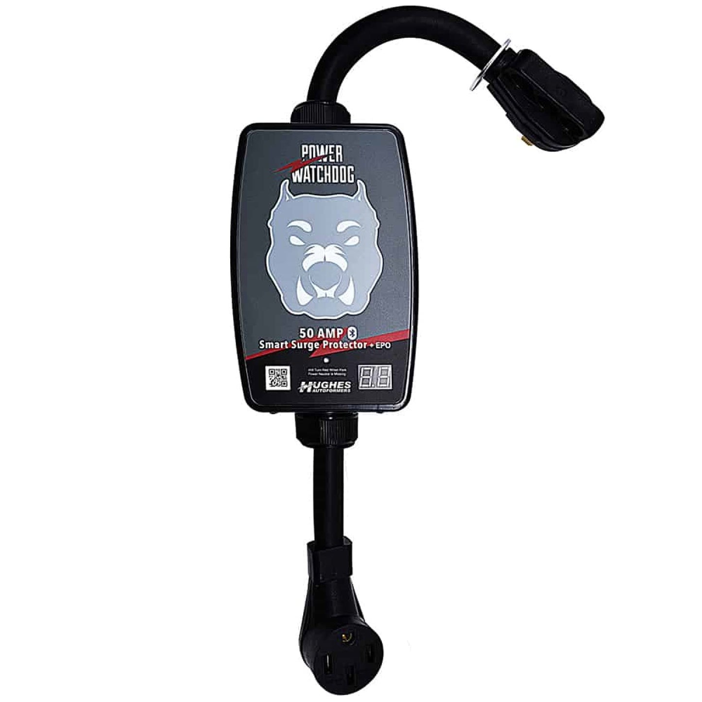 Power Watchdog PWD50EPO, Bluetooth Surge Protector with Auto Shutoff, 50 Amp, Portable