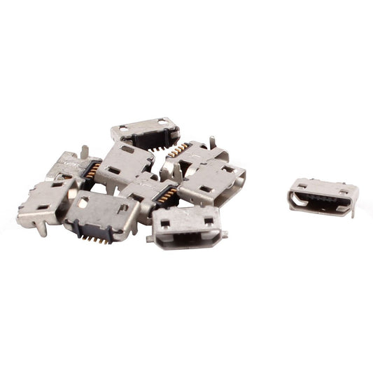 10 Micro USB Female Jack Replacement Sockets