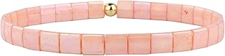 Colorful Handmade Beaded Tila Stretch Bracelets for Women