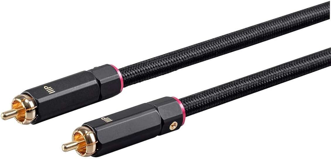 50ft Black Digital Coaxial Audio/Video RCA Cable