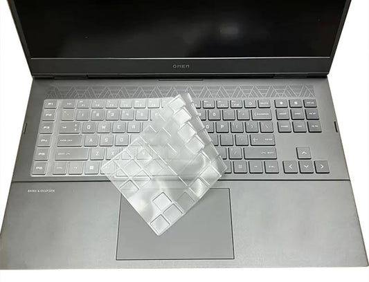 Clear keyboard cover for 17.3-inch gaming laptops