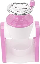 Pink stainless steel hand-shaved ice machine for home and commercial use
