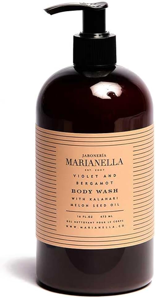 Violet and Bergamot Body Wash with Aloe and Melon