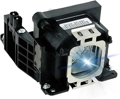 Premium Replacement Lamp Bulb with Housing for Projectors